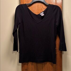 Ann Taylor Classic Black Sweater - size Small